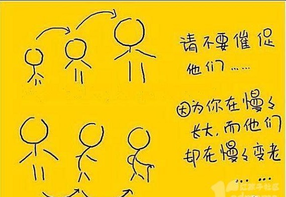 慢慢变老